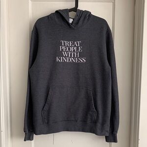 “Treat People With Kindness” Dark Gray Hoodie Women’s Size Medium